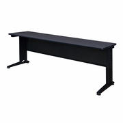 ION FIXED HEIGHT 84 X 24 IN. SEMINAR TRAINING TABLE- GREY. FREE SHIPPING.