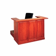 JUDGES BENCH KENT TRANSITIONAL STYLE. $27,443 TO $28,598. SHIPPING INCLUDED. CLICK FOR <a href="https://www.ergonomichome.com/bucofu1.html"> BUDGET JUDGE'S DESK.</a>