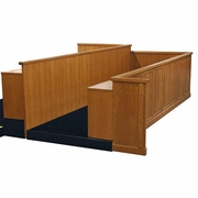JURY BOX COURTROOM FURNITURE: