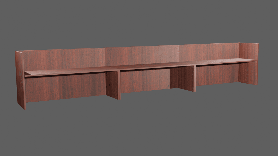 JURY BOX - COURT ROOM DIVIDER. JURY BOX - COURT ROOM DIVIDER.