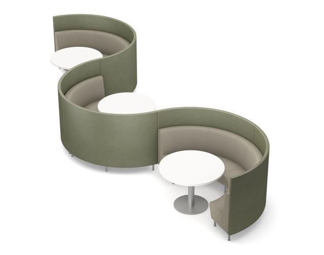 KENSINGTON MODULAR<br>BANQUETTE SEATING<br>COLLABORATIVE SEATING