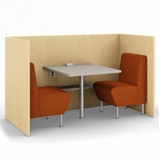 KENSINGTON NOOK DUO<br>2-PERSON AIRPORT SEATING<br>WITH TABLE KENSINGTON NOOK DUO<br>2-PERSON AIRPORT SEATING<br>WITH TABLE