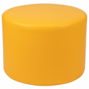 LARGE SOFT SEATING FLEXIBLE CIRCLE FOR CLASSROOMS AND COMMON SPACES - YELLOW (18" HEIGHT X 24" DIAMETER) <font color=green>FREE SHIPPING!</font>