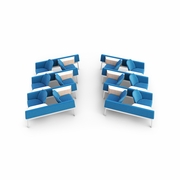 LAUNCHPOINT SEATING<br>HIGH DENSITY AIRPORT SEATING LAUNCHPOINT SEATING<br>HIGH DENSITY AIRPORT SEATING