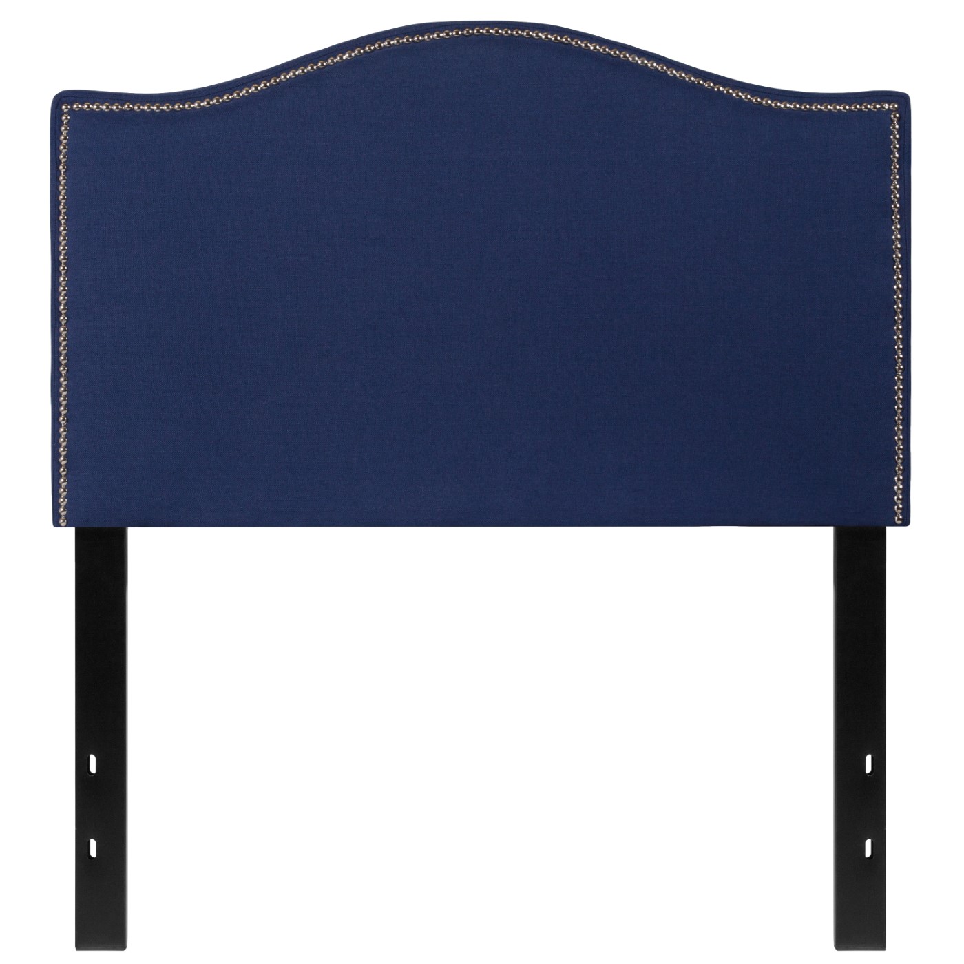 LEXINGTON UPHOLSTERED TWIN SIZE HEADBOARD WITH ACCENT NAIL TRIM IN NAVY FABRIC <font color=green>FREE SHIPPING!</font> LEXINGTON UPHOLSTERED TWIN SIZE HEADBOARD WITH ACCENT NAIL TRIM IN NAVY FABRIC <font color=green>FREE SHIPPING!</font>