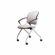 LINK NESTING CHAIR WITH ARMS FROM ERGONOMIC HOME. MODEL #LINK-150A.