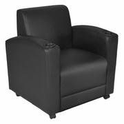 LOUNGE CHAIR- BLACK <FONT COLOR=GREEN>-FREE SHIPPING-</FONT>
