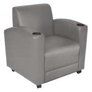 LOUNGE CHAIR- GREY <FONT COLOR=GREEN>-FREE SHIPPING-</FONT>