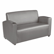 LOVESEAT- GREY <FONT COLOR=GREEN>-FREE SHIPPING-</FONT>