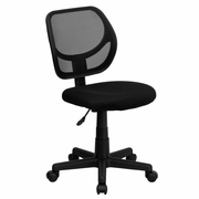 LOW BACK BLACK MESH SWIVEL TASK OFFICE CHAIR WITH CURVED SQUARE BACK: <font color=green>FREE SHIPPING!</font> LOW BACK BLACK MESH SWIVEL TASK OFFICE CHAIR WITH CURVED SQUARE BACK: <font color=green>FREE SHIPPING!</font>