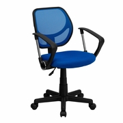 LOW BACK BLUE MESH SWIVEL TASK OFFICE CHAIR WITH CURVED SQUARE BACK AND ARMS: <font color=green>FREE SHIPPING!</font> LOW BACK BLUE MESH SWIVEL TASK OFFICE CHAIR WITH CURVED SQUARE BACK AND ARMS: <font color=green>FREE SHIPPING!</font>