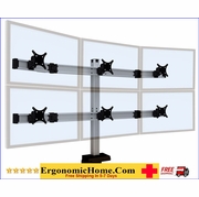 MASTER YOUR MONITORS W/MULTIPLE MONITOR STANDS FOR 5 AND MORE MONITORS.