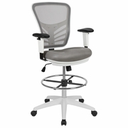 MESH ERGONOMIC DRAFTING CHAIR. ADJUSTABLE CHROME FOOT RING. ADJUSTABLE ARMS. WHITE FRAME: <font color=green>FREE SHIPPING!</font> MESH ERGONOMIC DRAFTING CHAIR. ADJUSTABLE CHROME FOOT RING. ADJUSTABLE ARMS. WHITE FRAME: <font color=green>FREE SHIPPING!</font>