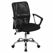 MID-BACK BLACK MESH SWIVEL TASK OFFICE CHAIR WITH LUMBAR SUPPORT BAND AND ARMS: <font color=green>FREE SHIPPING!</font> MID-BACK BLACK MESH SWIVEL TASK OFFICE CHAIR WITH LUMBAR SUPPORT BAND AND ARMS: <font color=green>FREE SHIPPING!</font>