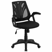 MID-BACK DESIGNER BLACK MESH SWIVEL TASK OFFICE CHAIR WITH OPEN ARMS: <font color=green>FREE SHIPPING!</font> MID-BACK DESIGNER BLACK MESH SWIVEL TASK OFFICE CHAIR WITH OPEN ARMS: <font color=green>FREE SHIPPING!</font>