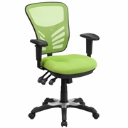MID-BACK GREEN MESH MULTIFUNCTION EXECUTIVE SWIVEL ERGONOMIC OFFICE CHAIR WITH ADJUSTABLE ARMS: <font color=green>FREE SHIPPING!</font> MID-BACK GREEN MESH MULTIFUNCTION EXECUTIVE SWIVEL ERGONOMIC OFFICE CHAIR WITH ADJUSTABLE ARMS: <font color=green>FREE SHIPPING!</font>