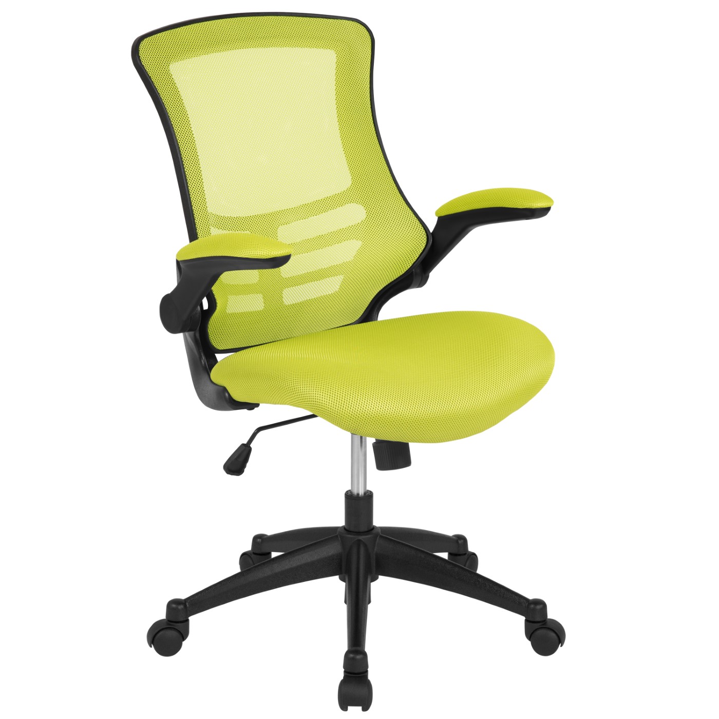 MID-BACK GREEN MESH SWIVEL ERGONOMIC TASK OFFICE CHAIR WITH FLIP-UP ARMS: <font color=green>FREE SHIPPING!</font> MID-BACK GREEN MESH SWIVEL ERGONOMIC TASK OFFICE CHAIR WITH FLIP-UP ARMS: <font color=green>FREE SHIPPING!</font>