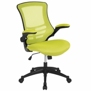 MID-BACK GREEN MESH SWIVEL ERGONOMIC TASK OFFICE CHAIR WITH FLIP-UP ARMS: <font color=green>FREE SHIPPING!</font> MID-BACK GREEN MESH SWIVEL ERGONOMIC TASK OFFICE CHAIR WITH FLIP-UP ARMS: <font color=green>FREE SHIPPING!</font>