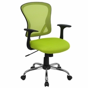 MID-BACK GREEN MESH SWIVEL TASK OFFICE CHAIR WITH CHROME BASE AND ARMS: <font color=green>FREE SHIPPING!</font> MID-BACK GREEN MESH SWIVEL TASK OFFICE CHAIR WITH CHROME BASE AND ARMS: <font color=green>FREE SHIPPING!</font>