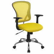 MID-BACK YELLOW MESH SWIVEL TASK OFFICE CHAIR WITH CHROME BASE AND ARMS: <font color=green>FREE SHIPPING!</font> MID-BACK YELLOW MESH SWIVEL TASK OFFICE CHAIR WITH CHROME BASE AND ARMS: <font color=green>FREE SHIPPING!</font>