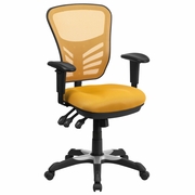 MID-BACK YELLOW-ORANGE MESH MULTIFUNCTION EXECUTIVE SWIVEL ERGONOMIC OFFICE CHAIR WITH ADJUSTABLE ARMS: <font color=green>FREE SHIPPING!</font> MID-BACK YELLOW-ORANGE MESH MULTIFUNCTION EXECUTIVE SWIVEL ERGONOMIC OFFICE CHAIR WITH ADJUSTABLE ARMS: <font color=green>FREE SHIPPING!</font>