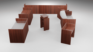 MOCK COURTROOM FURNITURE