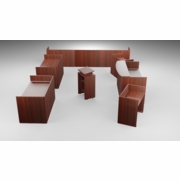 MOCK COURTROOM FURNITURE