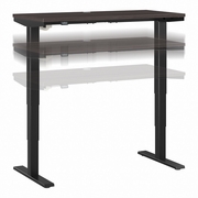 MOVE 40 SERIES BY  48W X 24D ELECTRIC HEIGHT ADJUSTABLE STANDING DESK: STORM GRAY/BLACK POWDER COAT <FONT COLOR=GREEN>-FREE SHIPPING-</FONT>