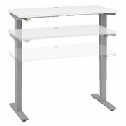 MOVE 40 SERIES BY  48W X 24D HEIGHT ADJUSTABLE STANDING DESK.  <FONT COLOR=GREEN>-FREE SHIPPING-</FONT>