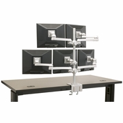 Multiple Monitor Stand #EHMTR-5X. Mounts 5 each LCD flat panel monitors on one pole 27” high. Free Shipping! Order Below... Multiple Monitor Stand #EHMTR-5X. Mounts 5 each LCD flat panel monitors on one pole 27” high. Free Shipping! Order Below...