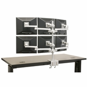 MULTIPLE MONITOR STAND #EHMTR-6X IS ADJUSTABLE THAT HOLDS 6 EACH 19" MONITORS ON ONE VERTICAL POLE:</b></font> MULTIPLE MONITOR STAND #EHMTR-6X IS ADJUSTABLE THAT HOLDS 6 EACH 19" MONITORS ON ONE VERTICAL POLE:</b></font>