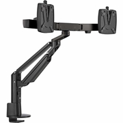 Novus CLU Plus X2 c Monitor Arm Set for 2 Screens - 3-in-1 Mount - Black