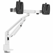 Novus CLU Plus X2 c Monitor Arm Set for 2 Screens - 3-in-1 Mount - White
