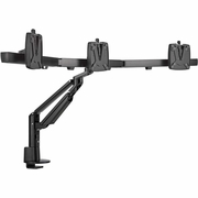 Novus CLU Plus X3 c Monitor Arm Set for 3 Screens - 3-in-1 Mount - Black
