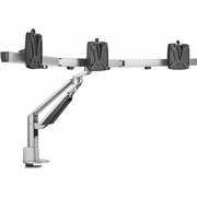 Novus CLU Plus X3 c Monitor Arm Set for 3 Screens - 3-in-1 Mount - Silver