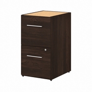 OFFICE 500 16W 2 DRAWER FILE CABINETASSEMBLED: BLACK WALNUT <FONT COLOR=GREEN>-FREE SHIPPING-</FONT>