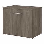 OFFICE 500 36W STORAGE CABINET WITH DOORSASSEMBLED: MODERN HICKORY <FONT COLOR=GREEN>-FREE SHIPPING-</FONT>