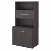 OFFICE 500 36W TALL STORAGE CABINET WITH DOORS AND SHELVES.  <FONT COLOR=GREEN>-FREE SHIPPING-</FONT>
