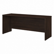 OFFICE 500 72W X 24D CREDENZA DESK: BLACK WALNUT <FONT COLOR=GREEN>-FREE SHIPPING-</FONT>