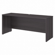 OFFICE 500 72W X 24D CREDENZA DESK: STORM GRAY <FONT COLOR=GREEN>-FREE SHIPPING-</FONT>