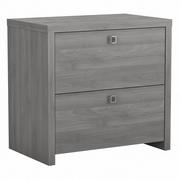 OFFICE BY KATHY IRELAND ECHO 2 DRAWER LATERAL FILE CABINET: MODERN GRAY <FONT COLOR=GREEN>-FREE SHIPPING-</FONT>