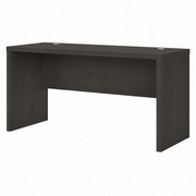 OFFICE BY KATHY IRELAND ECHO 60W CREDENZA DESK: CHARCOAL MAPLE <FONT COLOR=GREEN>-FREE SHIPPING-</FONT>