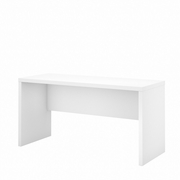 OFFICE BY KATHY IRELAND ECHO 60W CREDENZA DESK: PURE WHITE <FONT COLOR=GREEN>-FREE SHIPPING-</FONT>