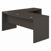 OFFICE BY KATHY IRELAND® ECHO 72W BOW FRONT L SHAPED DESK: CHARCOAL MAPLE <FONT COLOR=GREEN>-FREE SHIPPING-</FONT> OFFICE BY KATHY IRELAND® ECHO 72W BOW FRONT L SHAPED DESK: CHARCOAL MAPLE <FONT COLOR=GREEN>-FREE SHIPPING-</FONT>