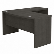 OFFICE BY KATHY IRELAND® ECHO L SHAPED BOW FRONT DESK: CHARCOAL MAPLE <FONT COLOR=GREEN>-FREE SHIPPING-</FONT> OFFICE BY KATHY IRELAND® ECHO L SHAPED BOW FRONT DESK: CHARCOAL MAPLE <FONT COLOR=GREEN>-FREE SHIPPING-</FONT>