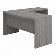 OFFICE BY KATHY IRELAND® ECHO L SHAPED BOW FRONT DESK: MODERN GRAY  <FONT COLOR=GREEN>-FREE SHIPPING-</FONT> OFFICE BY KATHY IRELAND® ECHO L SHAPED BOW FRONT DESK: MODERN GRAY  <FONT COLOR=GREEN>-FREE SHIPPING-</FONT>