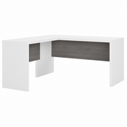 OFFICE BY KATHY IRELAND® ECHO L SHAPED DESK: PURE WHITE/MODERN GRAY <FONT COLOR=GREEN>-FREE SHIPPING-</FONT> OFFICE BY KATHY IRELAND® ECHO L SHAPED DESK: PURE WHITE/MODERN GRAY <FONT COLOR=GREEN>-FREE SHIPPING-</FONT>