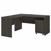 OFFICE BY KATHY IRELAND® ECHO L SHAPED DESK WITH MOBILE FILE CABINET: CHARCOAL MAPLE <FONT COLOR=GREEN>-FREE SHIPPING-</FONT> OFFICE BY KATHY IRELAND® ECHO L SHAPED DESK WITH MOBILE FILE CABINET: CHARCOAL MAPLE <FONT COLOR=GREEN>-FREE SHIPPING-</FONT>
