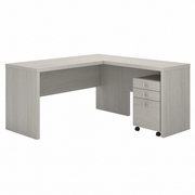 OFFICE BY KATHY IRELAND® ECHO L SHAPED DESK WITH MOBILE FILE CABINET: GRAY SAND <FONT COLOR=GREEN>-FREE SHIPPING-</FONT> OFFICE BY KATHY IRELAND® ECHO L SHAPED DESK WITH MOBILE FILE CABINET: GRAY SAND <FONT COLOR=GREEN>-FREE SHIPPING-</FONT>