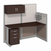 OFFICE IN AN HOUR 65W X 33D CUBICLE WORKSTATION WITH STORAGE. <FONT COLOR=GREEN>-FREE SHIPPING-</FONT> OFFICE IN AN HOUR 65W X 33D CUBICLE WORKSTATION WITH STORAGE. <FONT COLOR=GREEN>-FREE SHIPPING-</FONT>